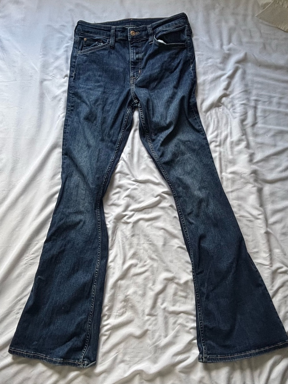 Women's Dark Blue Bootcut Jeans